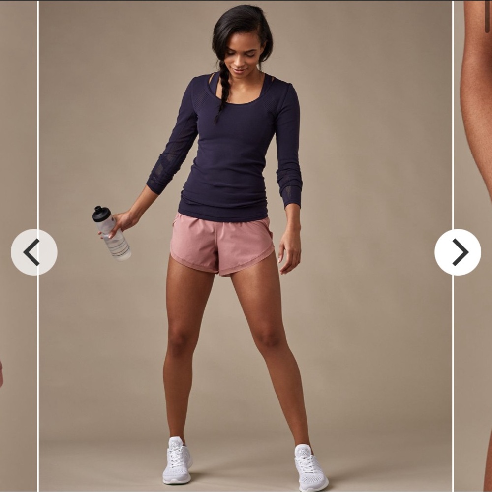 Lulu lemon Lululemon Anew Short 4" Quicksand mauve pink like new size 6 - Picture 5 of 15